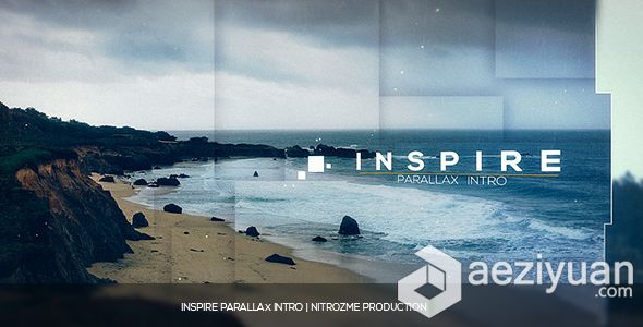 时尚视差拆分合成照片幻灯片相册动画AE模板 Videohive Parallax Intro时尚,视差,拆分,合成照片,照片 - AE资源网 www.aeziyuan.com