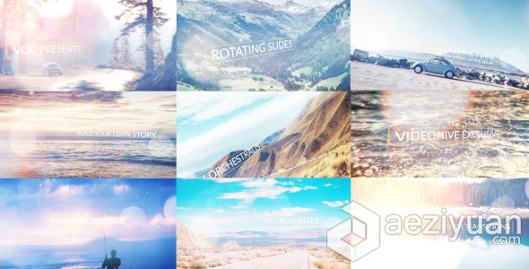 三维视差旋转切换幻灯片展示AE模板 VideoHive Rotating Slides三维,视差,旋转,切换,幻灯片 - AE资源网 www.aeziyuan.com