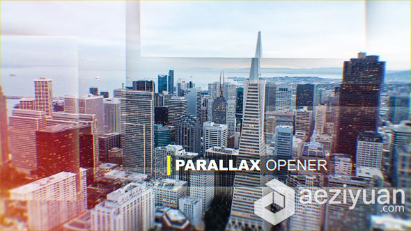 创意照片视线模糊视差幻灯片AE模板 VideoHive Parallax Opener创意,照片,视差,ae模板 - AE资源网 www.aeziyuan.com