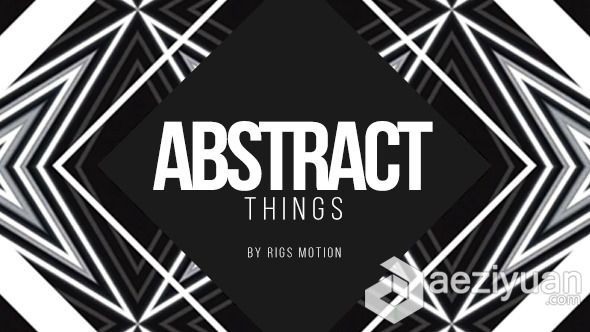 抽象多边形变换时尚图文片头动画AE模板 VideoHive Abstract Things // Fashion Opener抽象,时尚,图文,abstract,fashion - AE资源网 www.aeziyuan.com