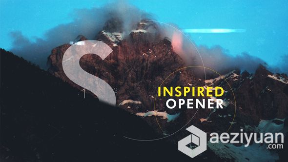 视差三维空间旋转切换片头AE模板 Videohive Inspired Slideshow I Opener三维空间,旋转,切换,片头,ae模板 - AE资源网 www.aeziyuan.com