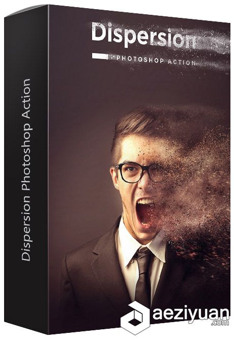 粒子分散动作 Dispersion Photoshop Action 附视频教程分散,动作,photoshop,action,视频教程 - AE资源网 www.aeziyuan.com