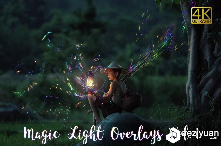 4K魔幻光效叠加合成高清前景素材 4K Magic Light Overlays Vol. 1魔幻,光效,叠加,合成,前景 - AE资源网 www.aeziyuan.com