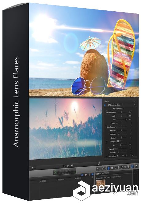 变形镜头耀斑控制FCPX特效插件 附37组高清耀斑素材 Anamorphic Lens Flares可以采用IP方法调用,一台机器挂掉,CURLOPT_URL,CURLOPT_HEADER,CURLOPT_POST - AE资源网 www.aeziyuan.com