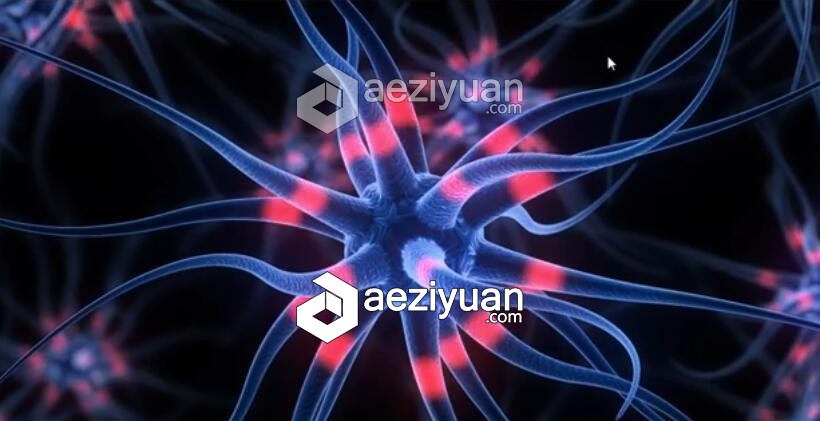 C4D大脑神经传输动画视频教程 Brain Cell Animation Cinema 4D Tutorial大脑,传输,动画,animation,cinema - AE资源网 www.aeziyuan.com