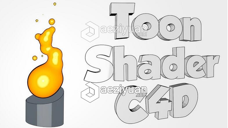 C4D卡通素描火苗动画视频教程 附工程文件 Sketch and Toon Shading C4D Tutorial卡通,素描,火苗,动画,文件 - AE资源网 www.aeziyuan.com