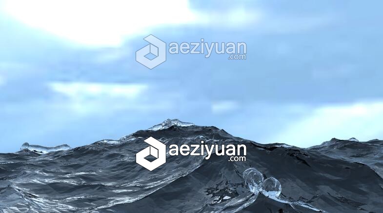 C4D海浪制作视频教程 附工程文件 Realistic Water Cinema 4D Tutorial海浪,文件,realistic,water,cinema - AE资源网 www.aeziyuan.com