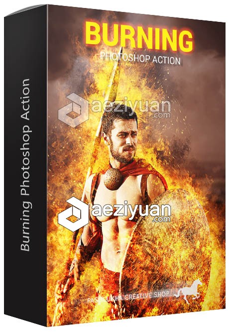 极品火焰燃烧动作 Burning Photoshop Action 附视频教程极品,火焰,燃烧,动作,burning - AE资源网 www.aeziyuan.com