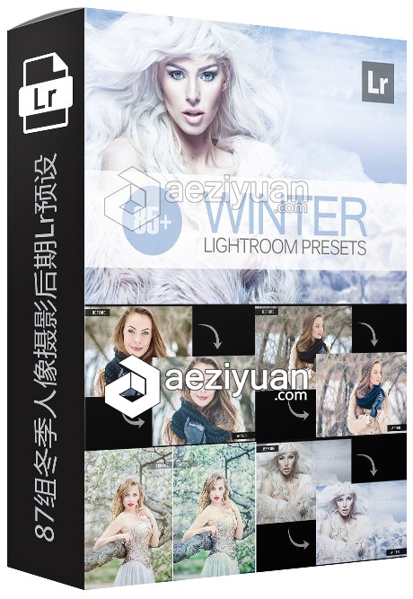 87组冬季人像摄影后期处理Lightroom预设 85+ Winter Lightroom Presets Bundle冬季,人像摄影,摄影后期处理,lightroom,预设 - AE资源网 www.aeziyuan.com