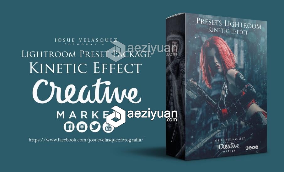 Adobe Lightroom的6种电影胶片Lightroom预设 KINETIC EFFECT - Presets Lightroomadobe,lightroom,电影胶片,预设,effect - AE资源网 www.aeziyuan.com