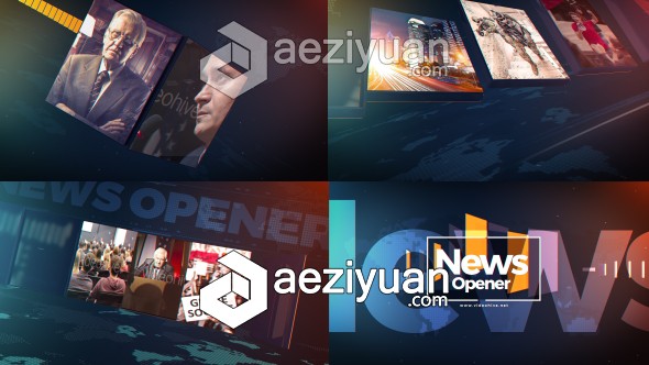 新闻晚会开场片头AE模板 videohive News Opener新闻,晚会,开场,片头 - AE资源网 www.aeziyuan.com