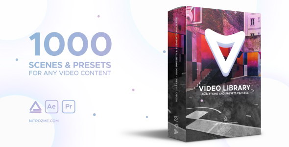 1000多个专业的预设视频元素包AE模板Video Library - Video Presets Package多个,专业的,预设,视频,元素 - AE资源网 www.aeziyuan.com