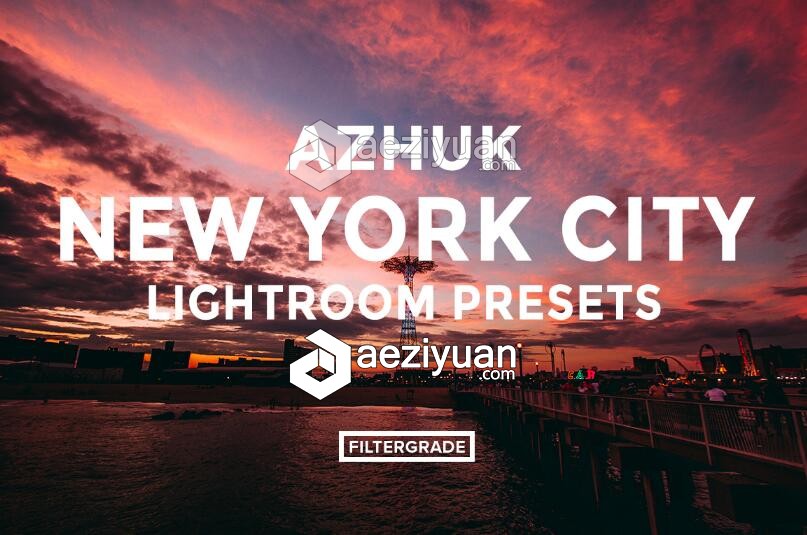 城市风光摄影Lightroom预设 Filtergrade Azhuk New York City Lightroomlightroom,预设,city - AE资源网 www.aeziyuan.com