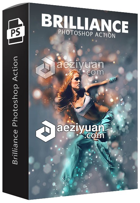 梦幻散景光斑动作 Brilliance Photoshop Action 附视频教程梦幻,动作,brilliance,photoshop,action - AE资源网 www.aeziyuan.com