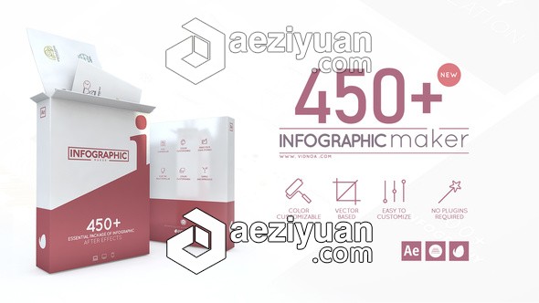 450个扁平化公司企业信息图表数据MG动画工具包AE模板 Videohive Infographic Maker扁平化,信息图表,数据,动画,工具包 - AE资源网 www.aeziyuan.com