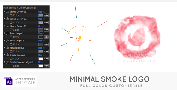 迷你烟雾LOGO标志动画片头AE模板 Videohive Minimal Smoke Logo迷你,烟雾,标志,动画片,片头 - AE资源网 www.aeziyuan.com