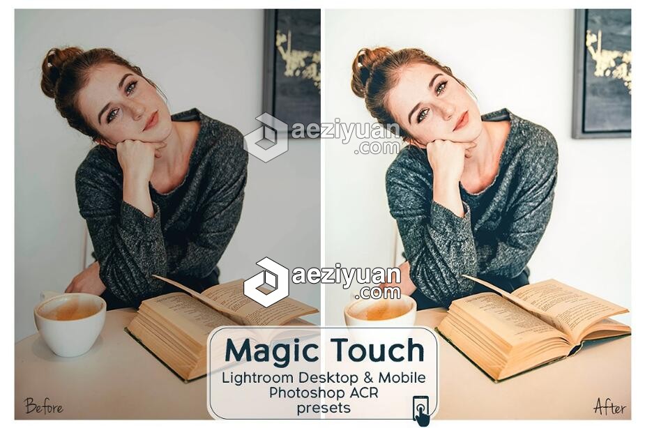 胶片小清新Lightroom预设 Magic Touch Lightroom Presets胶片,lightroom,预设,touch - AE资源网 www.aeziyuan.com