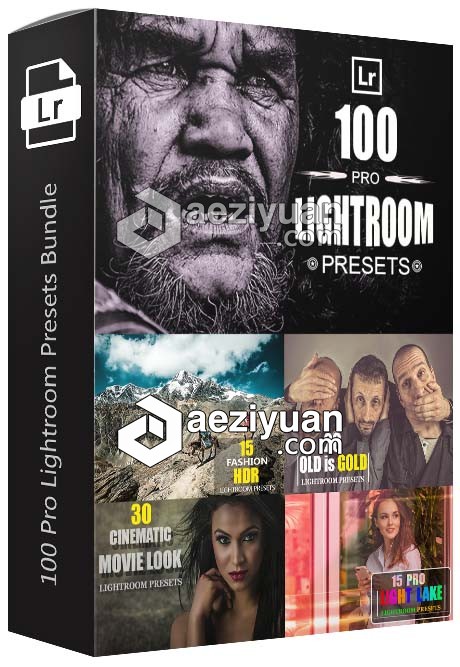 100 Pro Lightroom Presets Bundlelightroom - AE资源网 www.aeziyuan.com