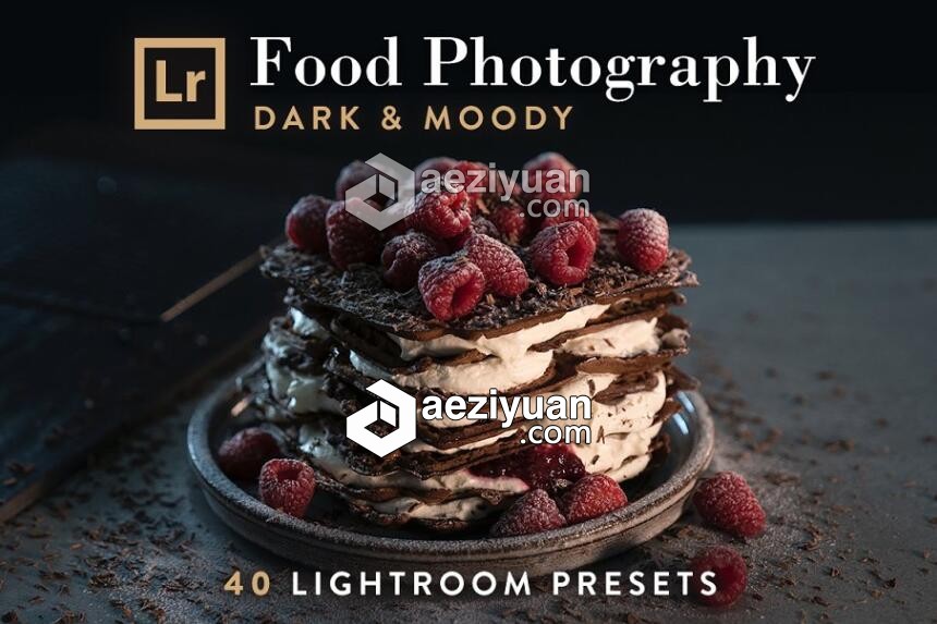 美食后期Lightroom预设 Lightroom Presets Moody Food Photos美食,后期,lightroom,预设,food - AE资源网 www.aeziyuan.com