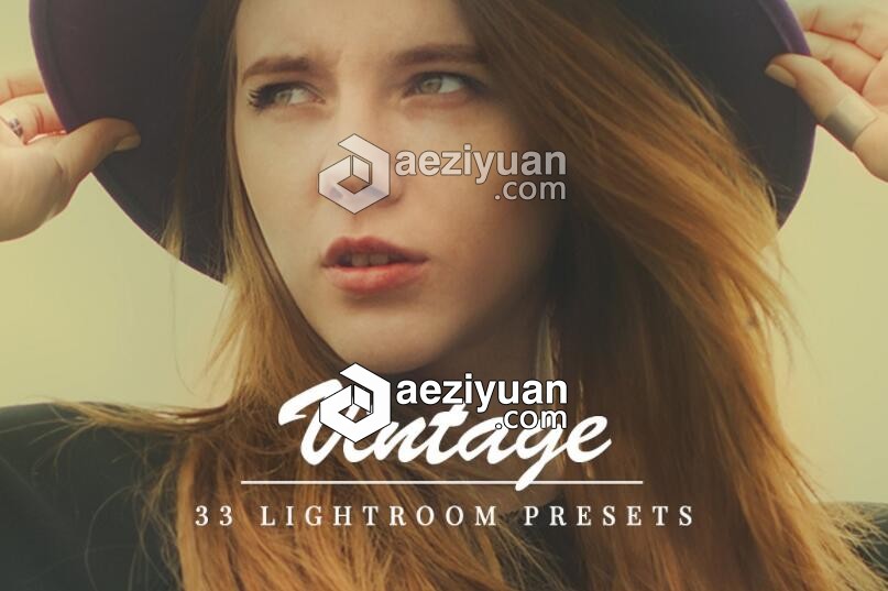 磨砂复古风LR预设 Vintage - Lightroom Presets磨砂,预设,vintage,lightroom - AE资源网 www.aeziyuan.com