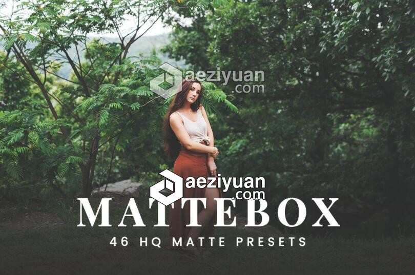 优雅磨砂人像Lightroom预设 MatteBox - Lightroom Presets优雅,磨砂,人像,lightroom,预设 - AE资源网 www.aeziyuan.com