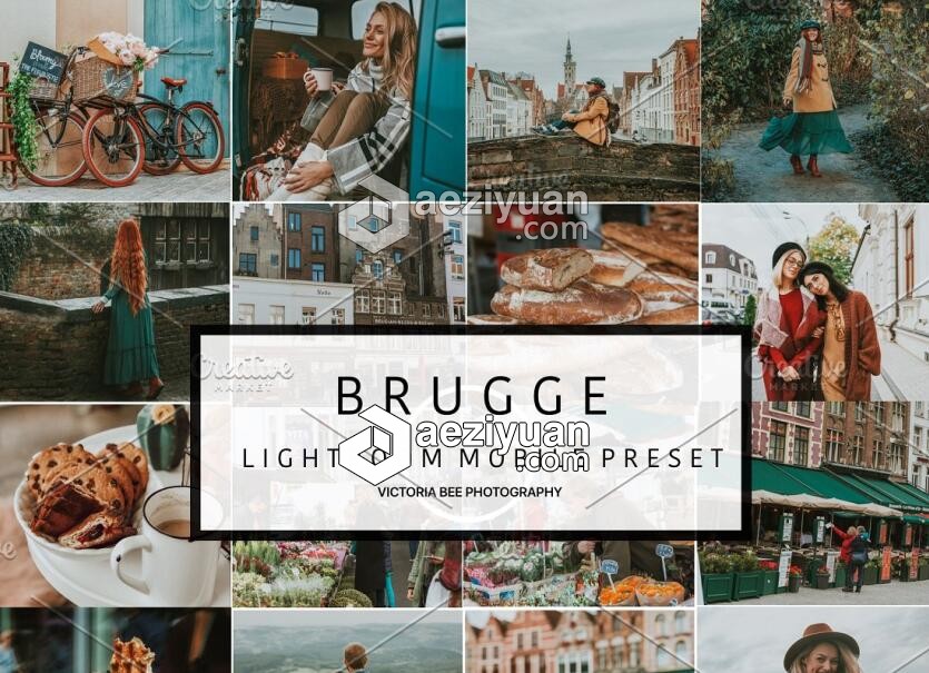 Instagram网红博主布鲁日(Brugge)旅拍Lightroom预设+Mobile App LR预设instagram,博主,旅拍,lightroom,预设 - AE资源网 www.aeziyuan.com