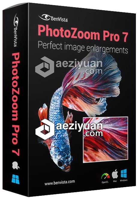 无损放大PS滤镜 Benvista PhotoZoom Pro 7.0.8中文版 Win版无损,放大,滤镜,中文版 - AE资源网 www.aeziyuan.com