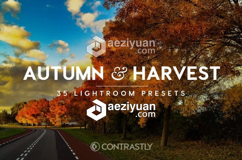 35款风景照片秋季美景效果LR预设 Autumn &amp; Harvest LR Presets Vol.1照片,秋季,效果,预设 - AE资源网 www.aeziyuan.com