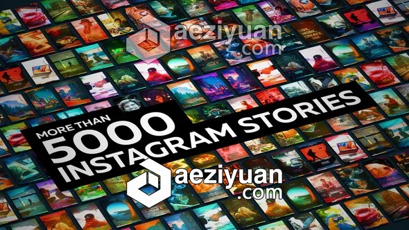 手机竖屏排版设计INS视频包装AE模板 Videohive Stories Generator手机,stories - AE资源网 www.aeziyuan.com