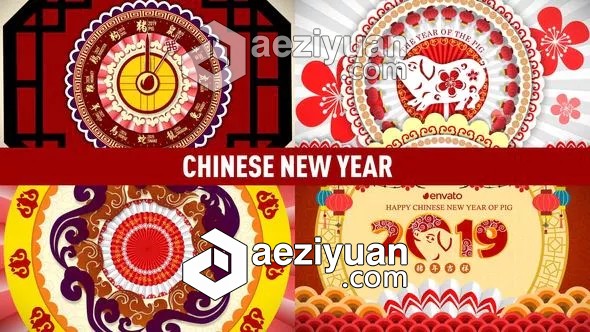 中国剪纸画风格2019新春猪年快乐动画片头AE模板 Chinese New Year Opener of 2019可以采用IP方法调用,一台机器挂掉,CURLOPT_URL,CURLOPT_HEADER,CURLOPT_POST - AE资源网 www.aeziyuan.com