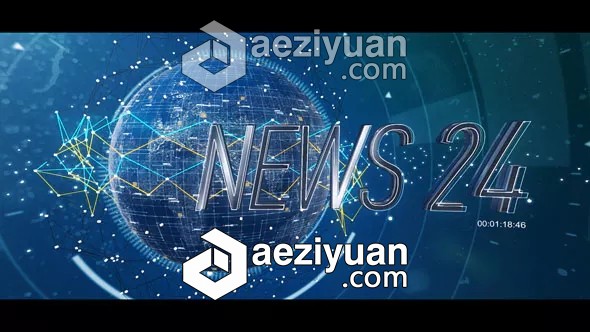 电视广播新闻节目栏目包装AE模板 Videohive News电视广播,新闻节目 - AE资源网 www.aeziyuan.com