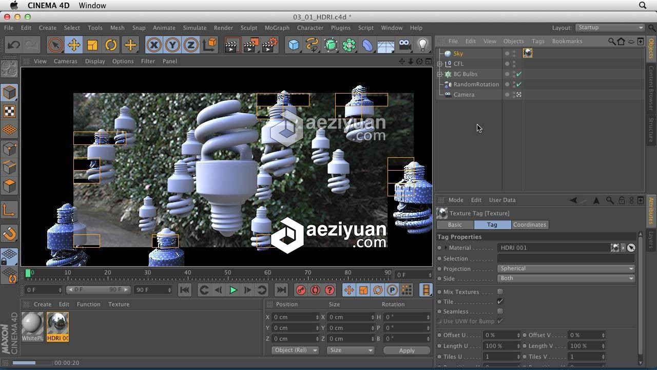 电影C4D的制作渲染技术视频教程 Production Rendering Techniques in C4D电影,制作,渲染,技术,production - AE资源网 www.aeziyuan.com