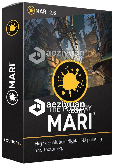 Mari三维纹理绘制软件The Foundry Mari 2.6v5 for Mac破解版免费下载三维,纹理,绘制,软件,免费下载 - AE资源网 www.aeziyuan.com