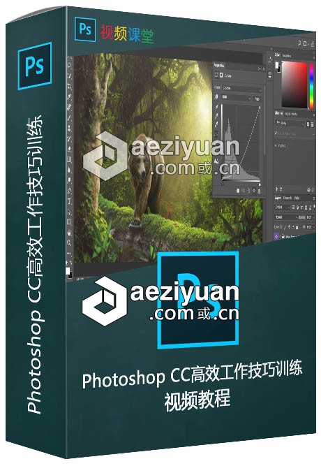 Photoshop CC高效工作技巧训练视频教程photoshop,高效工作,技巧,训练,视频教程 - AE资源网 www.aeziyuan.com