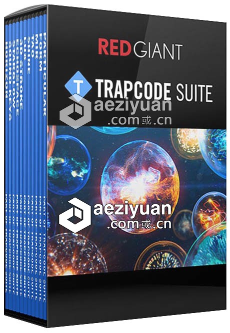 红巨人粒子套装合集AE/PR中文汉化插件 Red Giant Trapcode Suite 15.1.8 Win中文版巨人,粒子,套装,合集,中文 - AE资源网 www.aeziyuan.com