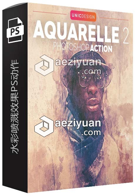 水彩喷溅效果PS动作 Aquarelle 2 Photoshop Action 附视频教程可以采用IP方法调用,一台机器挂掉,CURLOPT_URL,CURLOPT_HEADER,CURLOPT_POST - AE资源网 www.aeziyuan.com