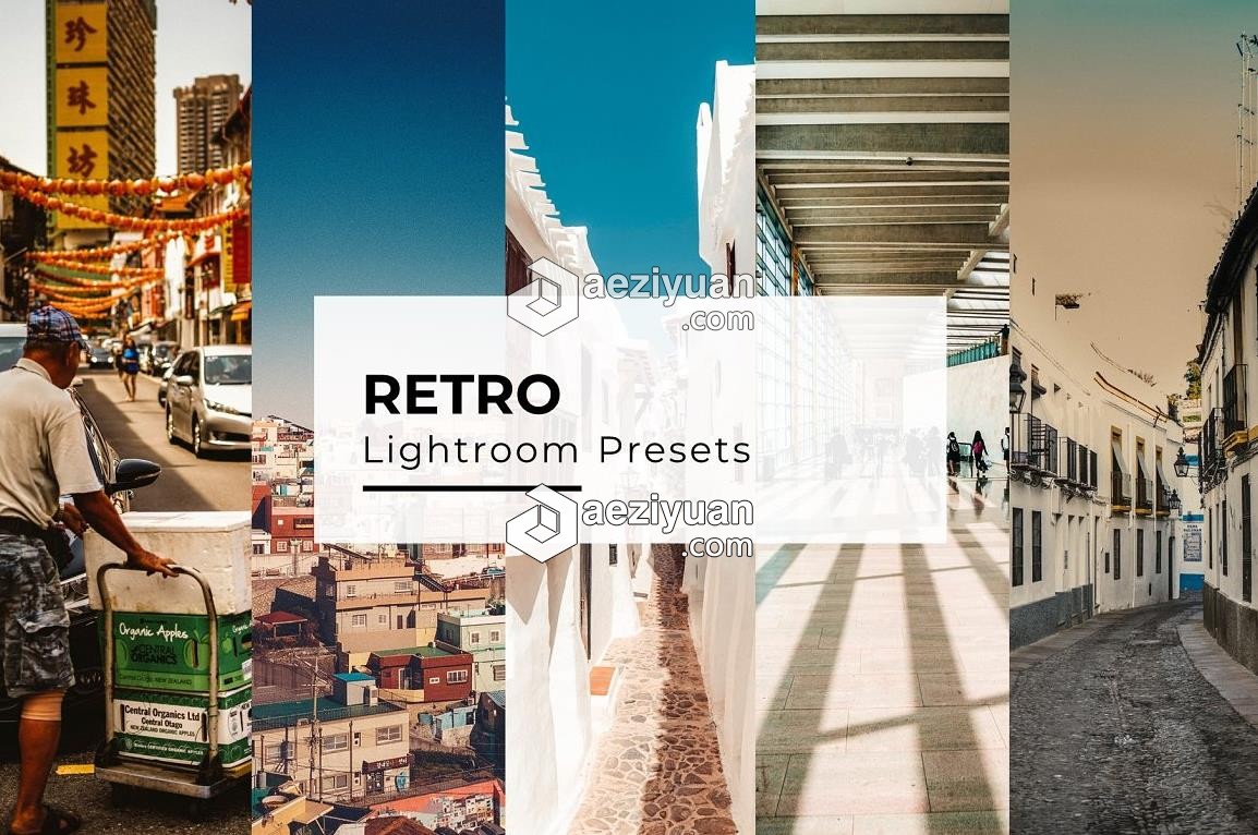 10个复古胶片Lightroom预设-10 Retro Lightroom Presets复古,胶片,lightroom,预设,retro - AE资源网 www.aeziyuan.com