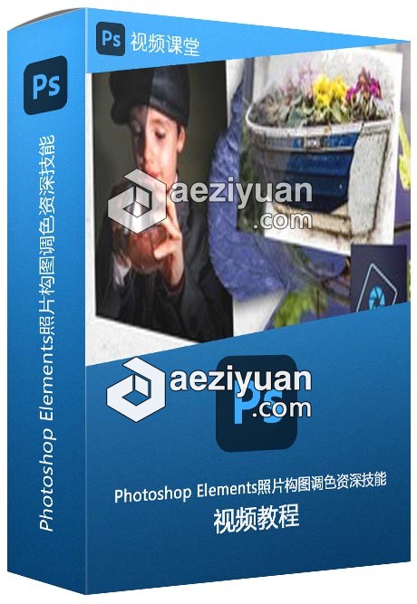 Photoshop Elements照片构图调色资深技能训练视频教程 - AE资源网 www.aeziyuan.com