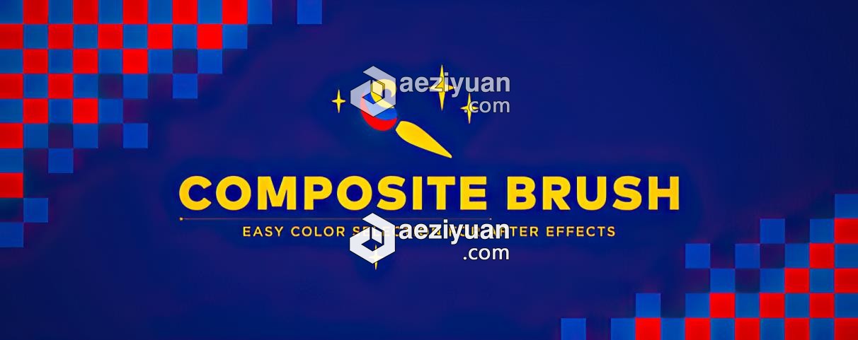 画面颜色选取调色替换修改AE插件 Composite Brush v1.6.1 Win破解版 附使用教程 - AE资源网 www.aeziyuan.com