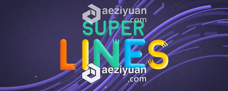 超级流动线条MG动画脚本AE脚本 Super Lines 1.4.5 Win/Mac 附使用教程液体,飞溅,动画制作,脚本,splash - AE资源网 www.aeziyuan.com