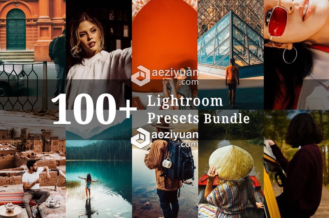 100+胶片旅拍人像LR预设合集 100+ Lightroom Presets Bundle胶片,人像,预设,合集,lightroom - AE资源网 www.aeziyuan.com