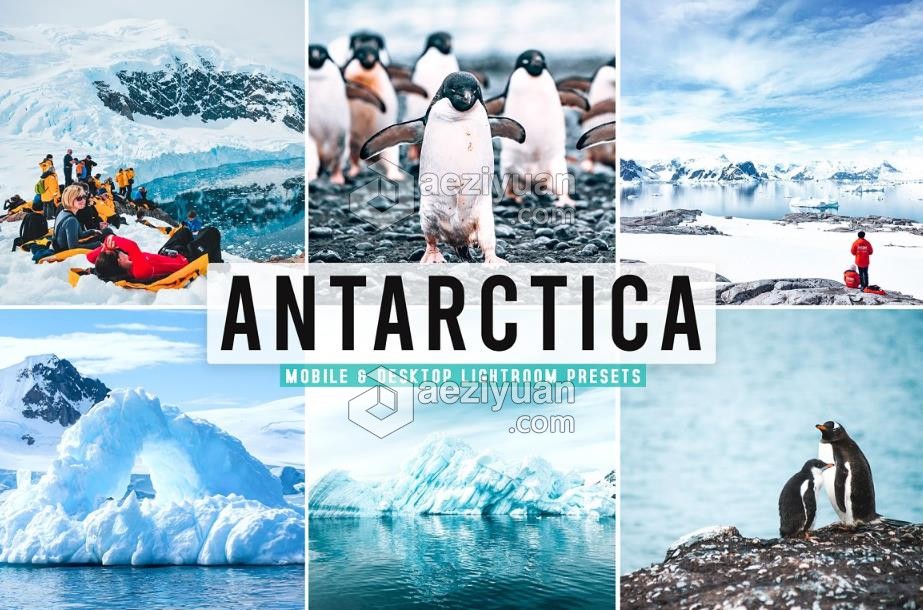 高原冰山旅拍风光Lightroom预设/APP滤镜 Antarctica Pro Lightroom Presets冰山,风光,lightroom,预设,滤镜 - AE资源网 www.aeziyuan.com