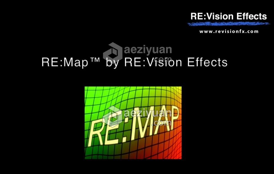 UV贴图映射变形AE插件 RevisionFX ReMap v3.2.1 Mac破解版贴图,映射,变形,插件,破解版 - AE资源网 www.aeziyuan.com