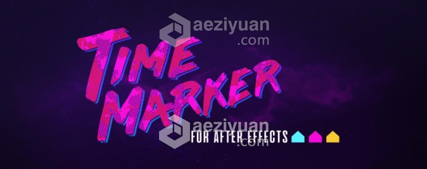 将自定义标记快速添加到合成和图层AE脚本 TimeMarker v1.0.3标记,快速,添加,成和,图层 - AE资源网 www.aeziyuan.com