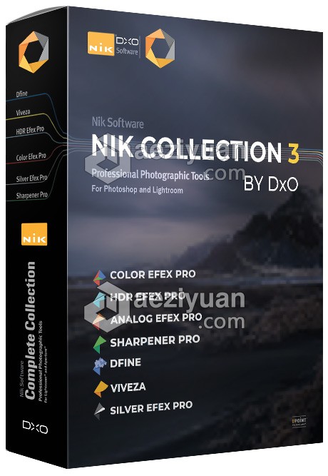 Nik Collection 3 for mac(Nik插件滤镜套装)Nik Collection V3.3.0中文破解版 支持PS 2021 - AE资源网 www.aeziyuan.com