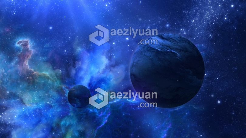 飞越抽象蓝色空间行星恒星的光芒宇宙场景动态背景视频素材下载飞越,抽象,蓝色,行星,恒星 - AE资源网 www.aeziyuan.com