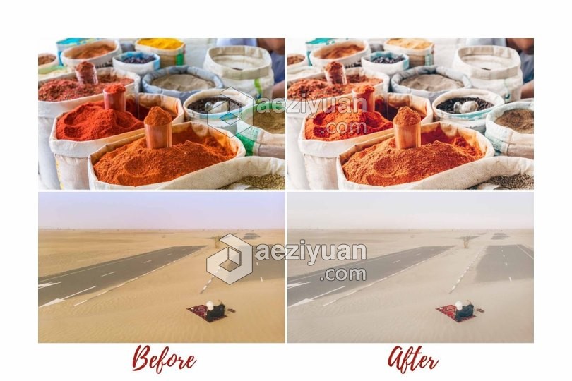 摩洛哥沙漠旅拍人文胶片Lightroom预设 Lightroom Presets MOROCCO摩洛哥,沙漠,人文,胶片,lightroom - AE资源网 www.aeziyuan.com