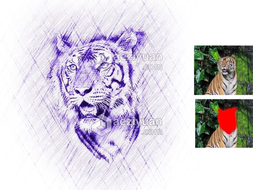 专业铅笔素描艺术PS动作 Pro Sketch Photoshop Action 2 附视频教程专业,铅笔,素描,艺术,动作 - AE资源网 www.aeziyuan.com