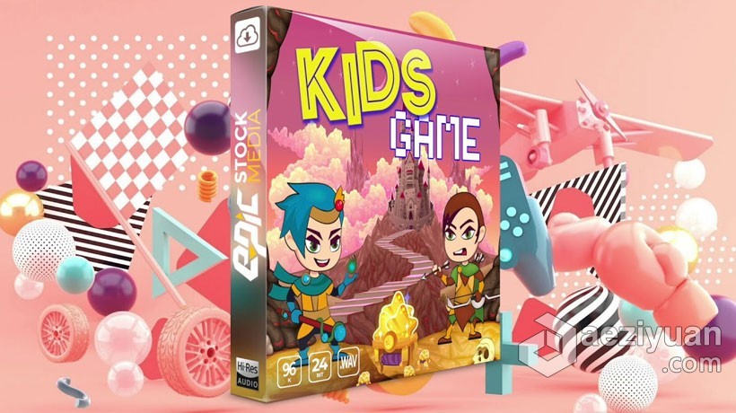 526个儿童游戏APP应用音效游戏声音集合音效素材 Kids Game Sound Effects应用,音效,游戏,声音,集合 - AE资源网 www.aeziyuan.com