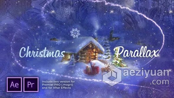 创意梦幻魔术回忆圣诞节快乐相册视频AE模板PR模板AE工程文件 Christmas Parallax Slideshow创意,梦幻,魔术,回忆,圣诞节 - AE资源网 www.aeziyuan.com